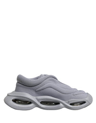 Dolce & Gabbana Gray Slip On Wave Low Top Sneakers