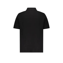 Balmain Black Cotton Polo Shirt