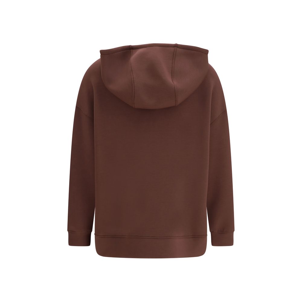 Max Mara Braunes Modal-Sweatshirt