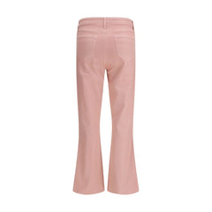 L'Agence Multicolor Cotton Flared Pants