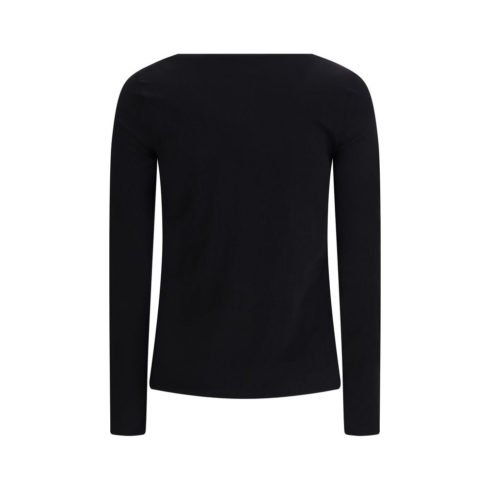Wolford Langarmshirt aus schwarzem Modal