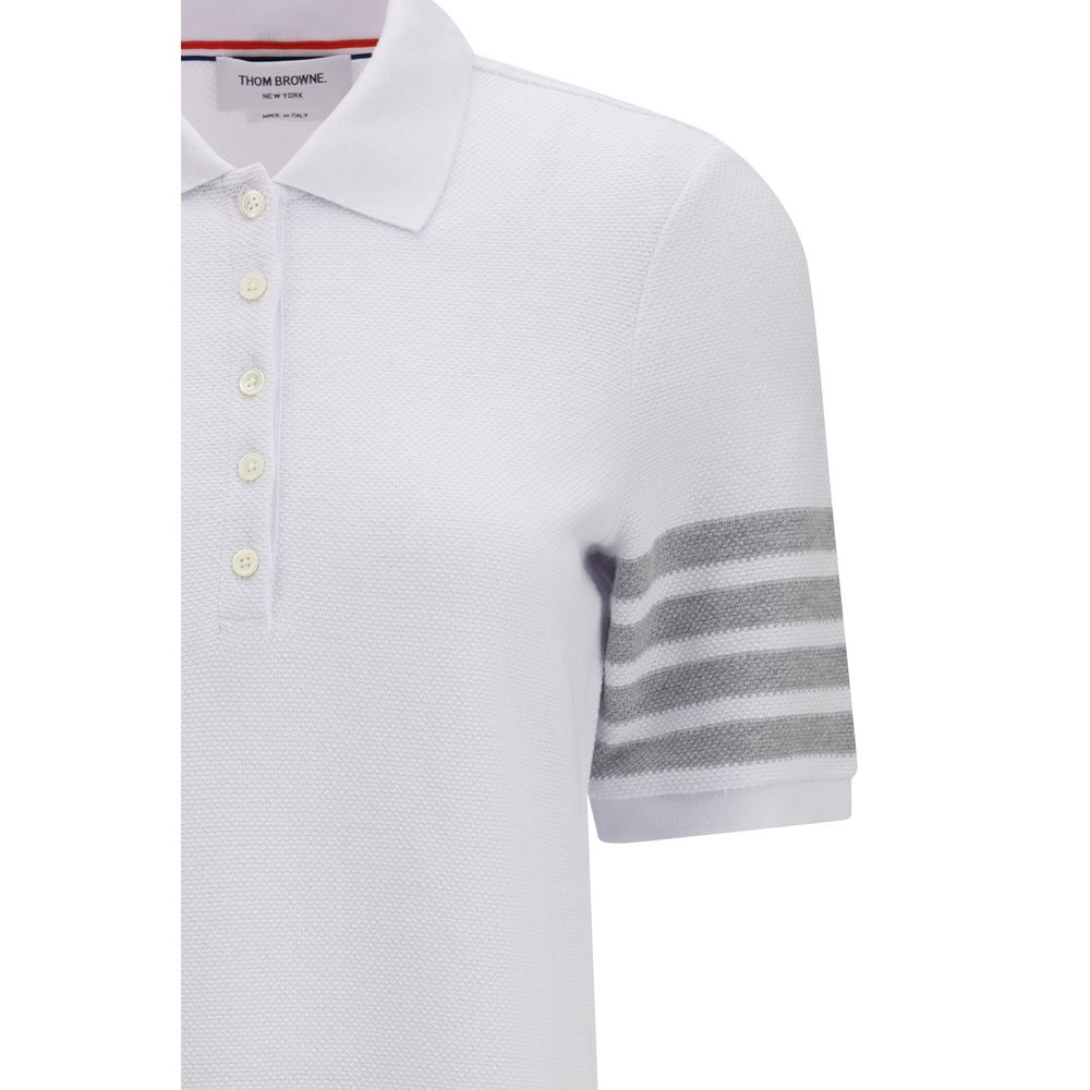 Thom Browne Weißes Freizeitkleid aus Baumwolle