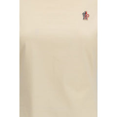 Moncler Grenoble Beige Cotton T-Shirt