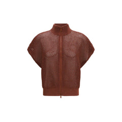 Brunello Cucinelli Bordeaux Katoenen Sweatshirt