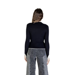 Karl Lagerfeld Black Viscose Sweatshirt