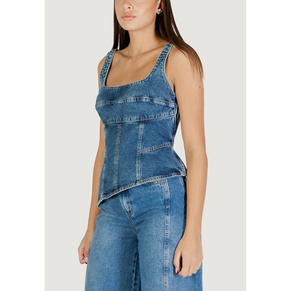 Colcci Blauwe Katoenen Top