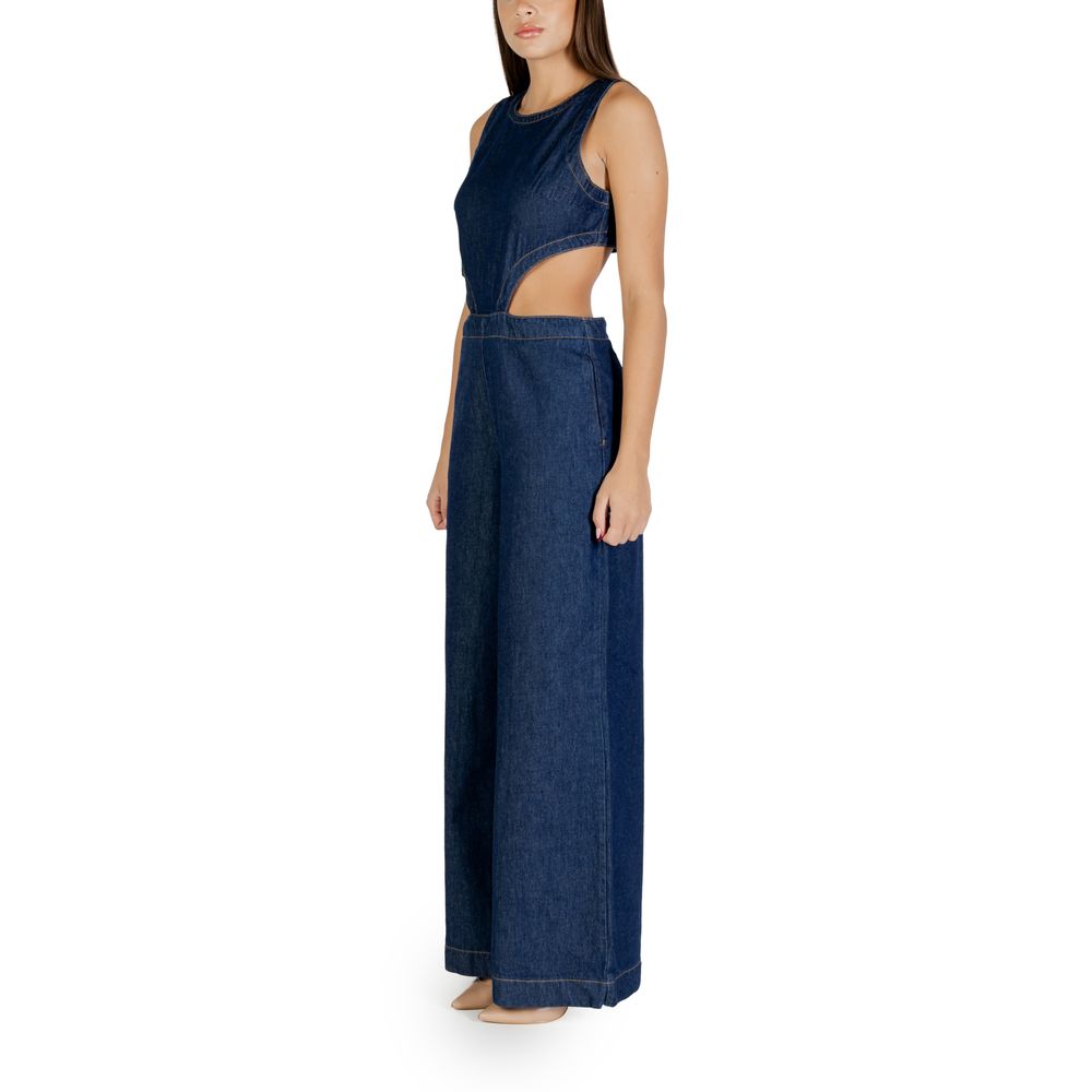 Colcci Blauer Baumwoll-Jumpsuit