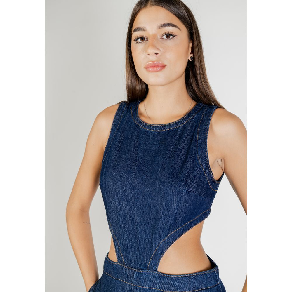Colcci Blauer Baumwoll-Jumpsuit