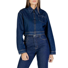 Colcci Blauw Katoenen Denim Jas
