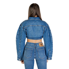 Colcci Blauw Katoenen Denim Jas
