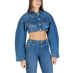 Colcci Blauw Katoenen Denim Jas