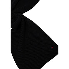 Tommy Hilfiger Black Cotton Beanie