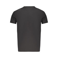 Tommy Hilfiger Schwarzes Baumwoll-T-Shirt für Herren