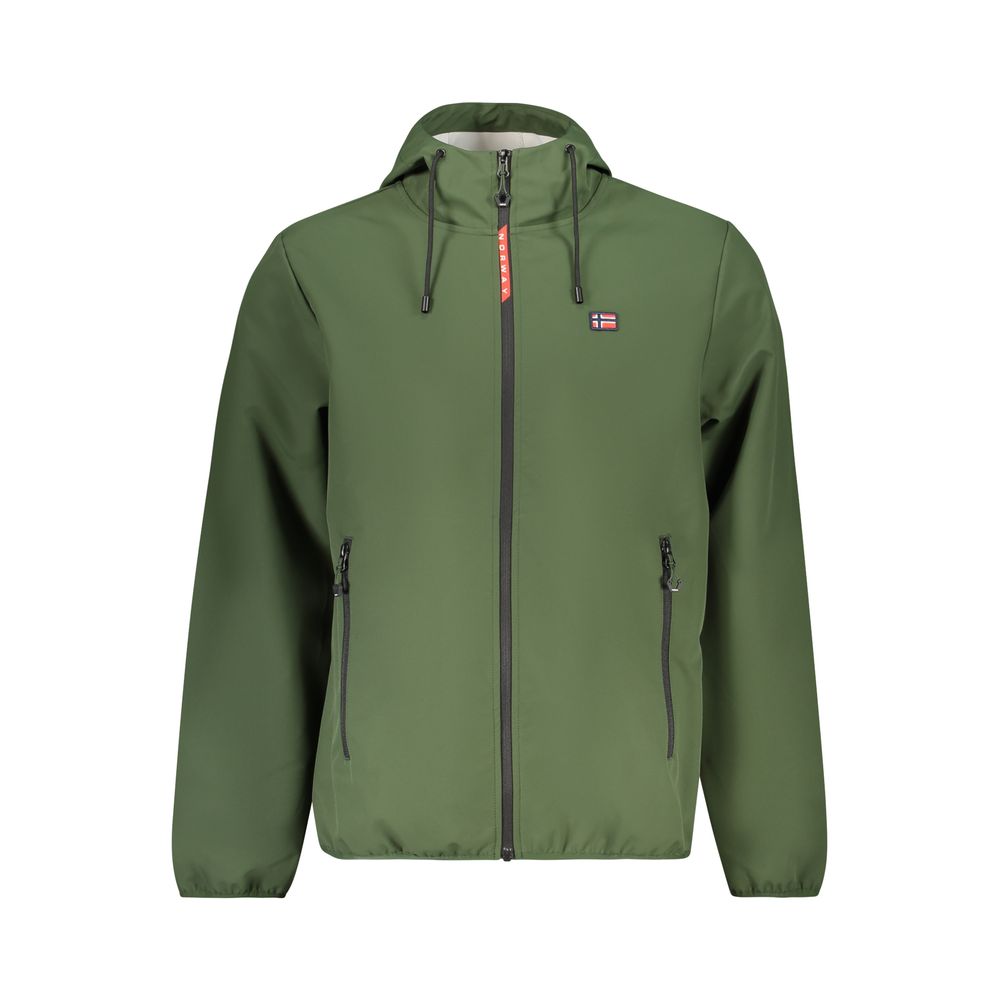 Norwegen 1963 Verde Polyester Herrenjacke