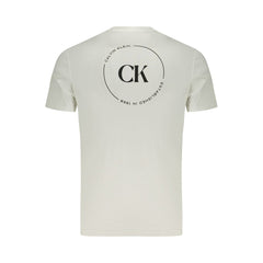 Calvin Klein Bianco Cotton Men T-Shirt
