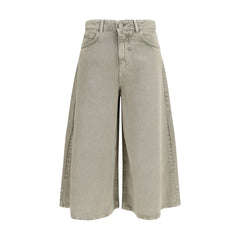 PINKO Beige Lyocell Bermuda Korte Broek
