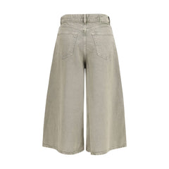 PINKO Beige Lyocell Bermuda Korte Broek