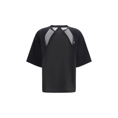 PINKO Schwarzes Baumwoll-T-Shirt
