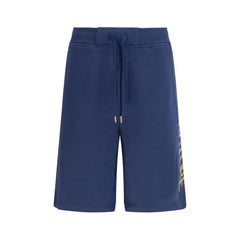 Versace Jeans blaue Bermuda-Shorts aus Baumwolle
