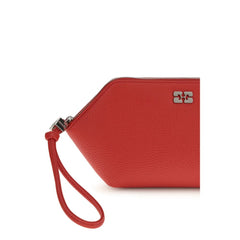 Ganni Multicolor Clutch aus recyceltem Leder