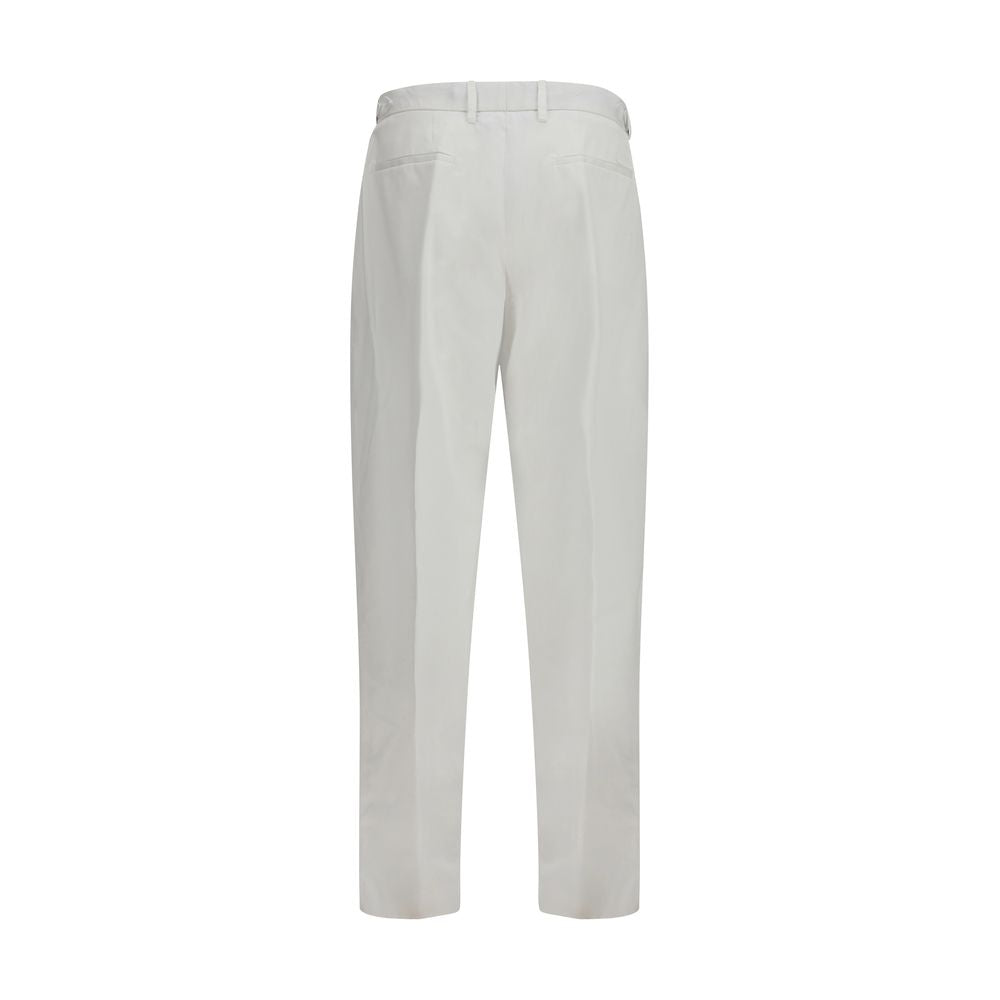Dolce & Gabbana Weiße Freizeithose aus Baumwolle