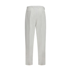 Dolce & Gabbana Weiße Freizeithose aus Baumwolle