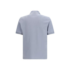 Brunello Cucinelli Blauw Katoenen Poloshirt