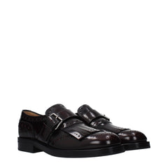 Church's rode leren instaploafers
