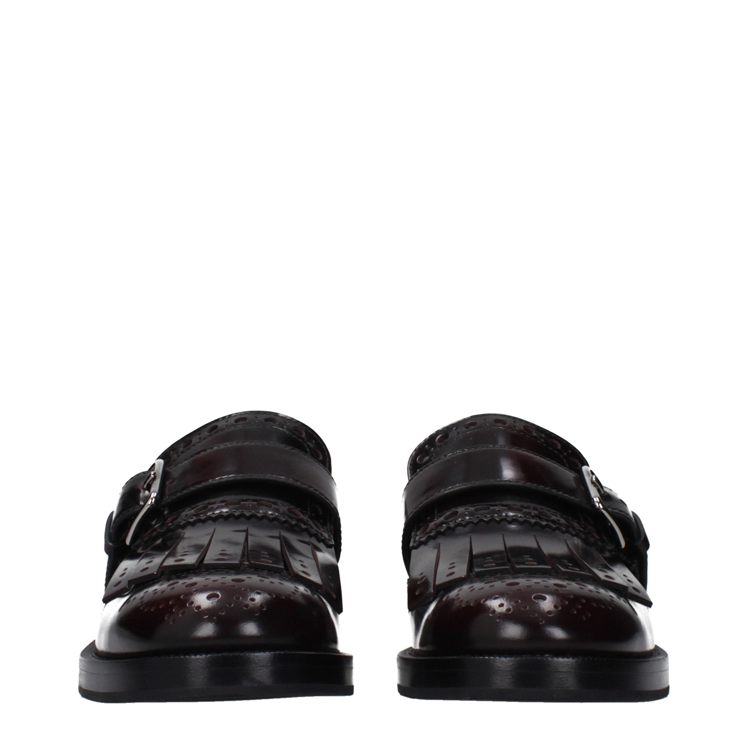 Church's rode leren instaploafers