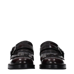 Church's rode leren instaploafers