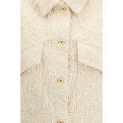 Brunello Cucinelli Beige Katoenen Denim Jas