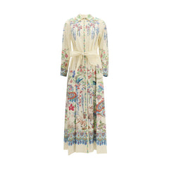 Etro Witte Katoenen Casual Jurk