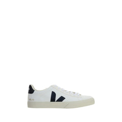Veja White Calf Leather Bos Taurus Low Top Sneakers