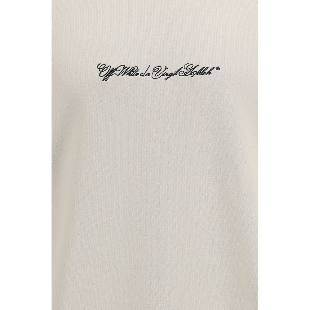 Off-White Beige Katoenen Sweatshirt