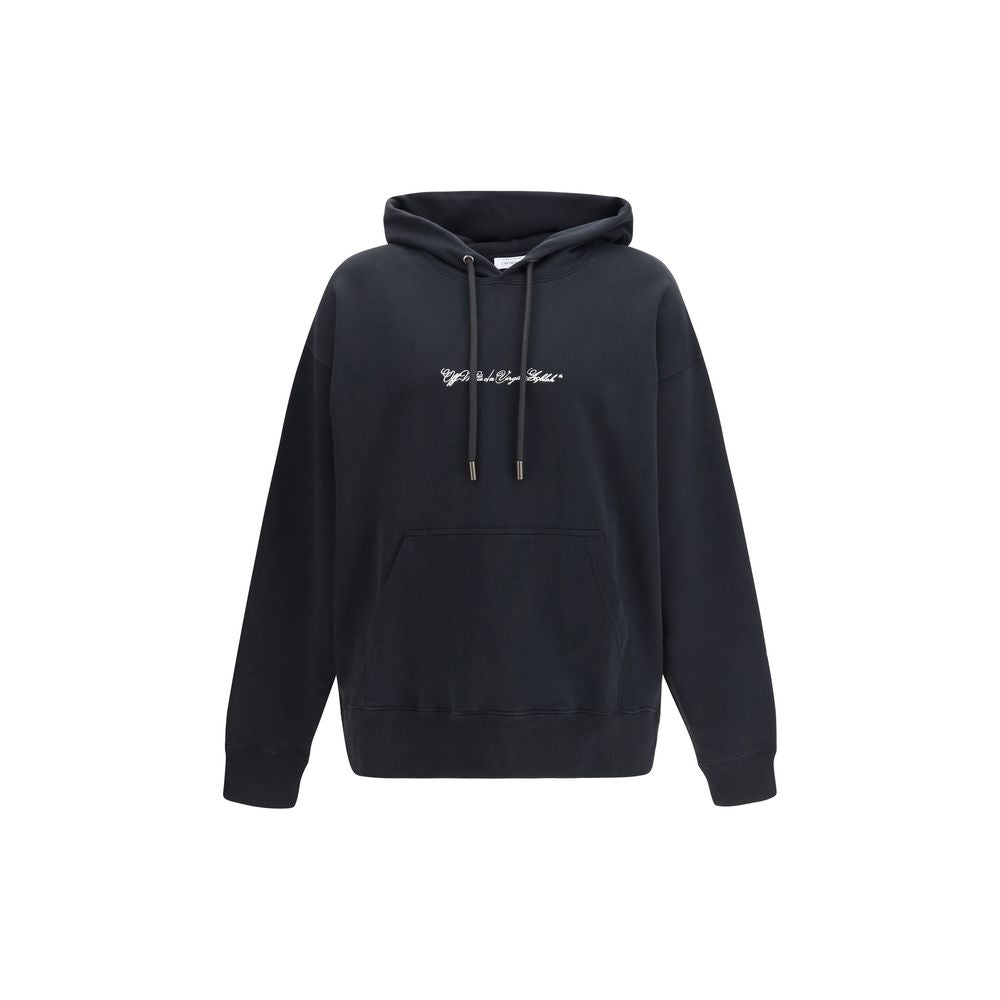 Off-White Schwarzes Baumwoll-Sweatshirt