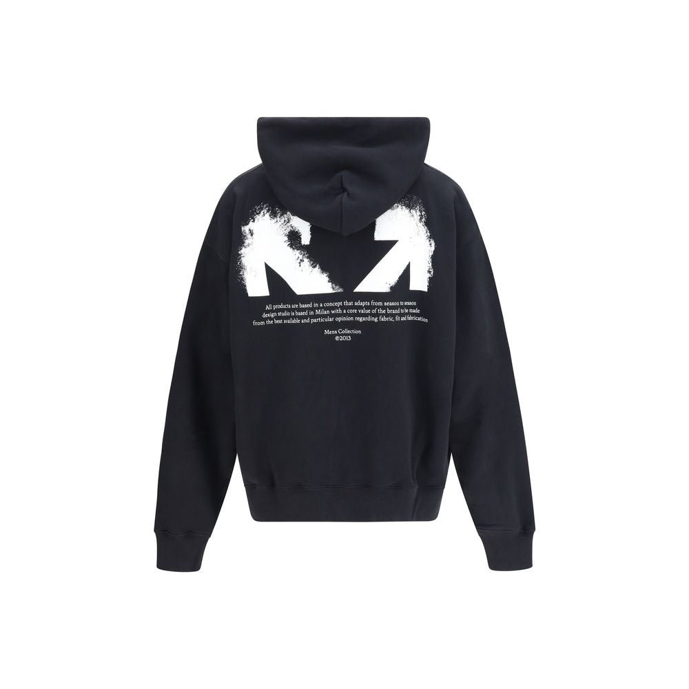 Off-White Schwarzes Baumwoll-Sweatshirt