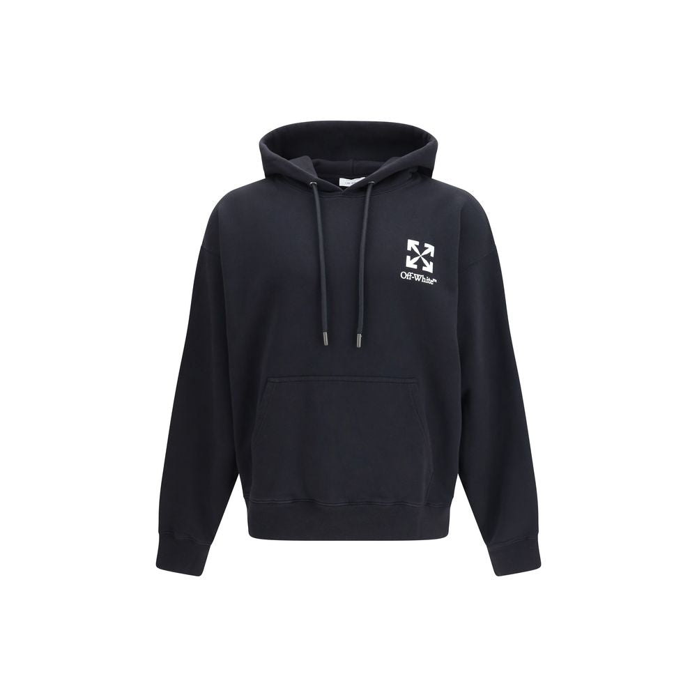 Off-White Schwarzes Baumwoll-Sweatshirt