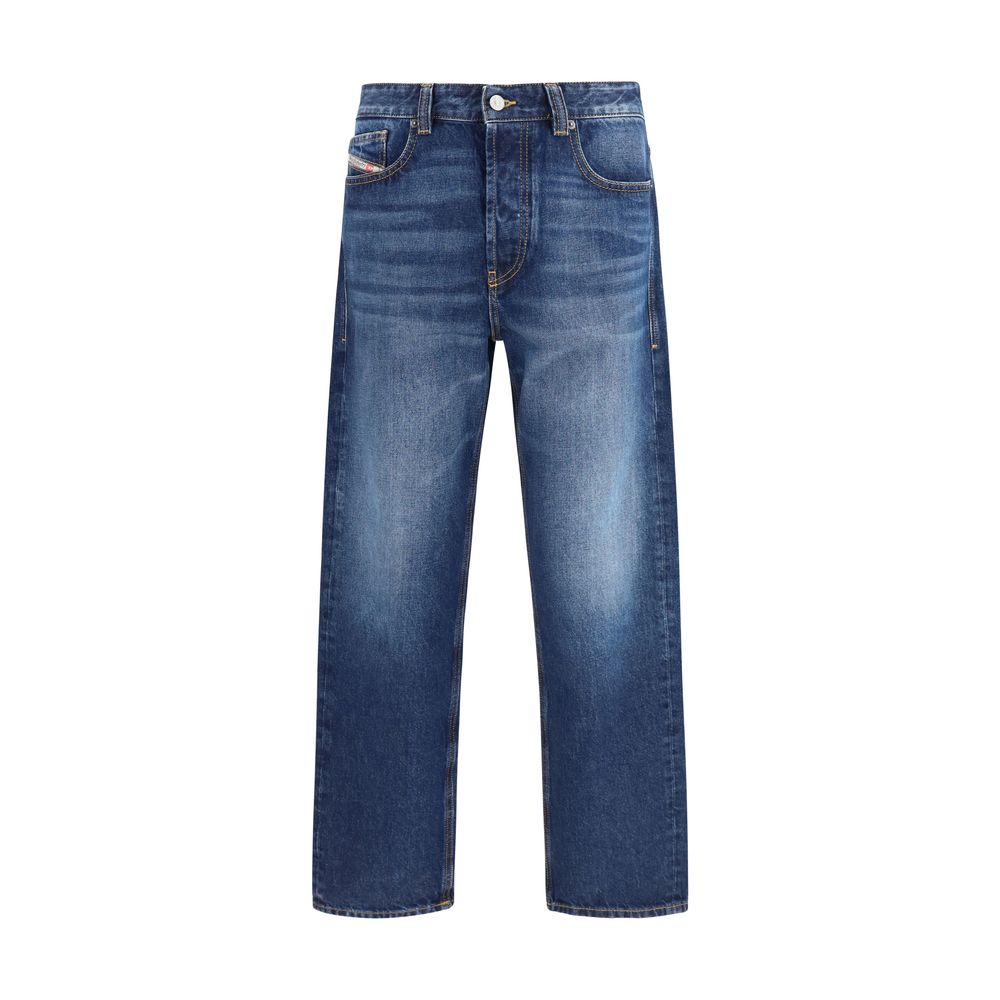 Diesel Blue Tapered Jeans aus Baumwolle