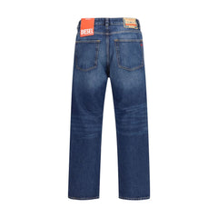 Diesel Blue Tapered Jeans aus Baumwolle
