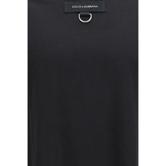 Dolce & Gabbana Black Cotton T-Shirt
