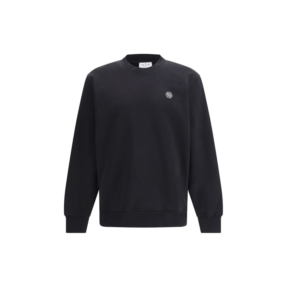 Philipp Plein Schwarzes Baumwoll-Sweatshirt