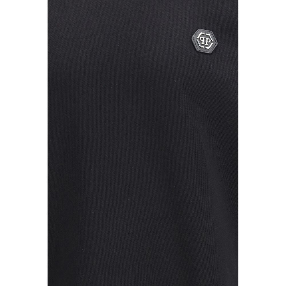 Philipp Plein Schwarzes Baumwoll-Sweatshirt