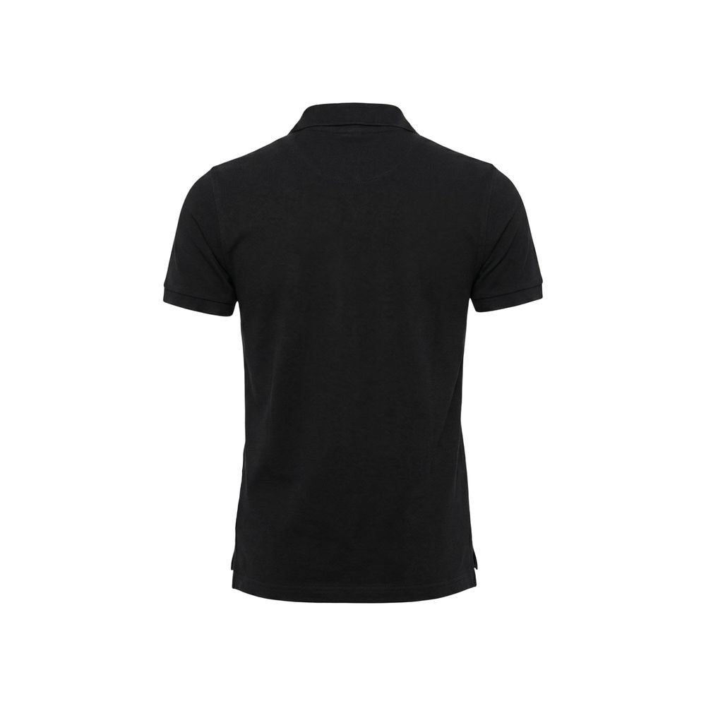 Bikkembergs Poloshirt aus schwarzer Baumwolle