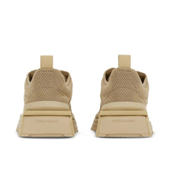 Salvatore Ferragamo Beige Stoffen Atletische Sneakers