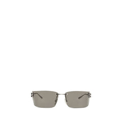 Balenciaga Sonnenbrille aus silberfarbenem Metall