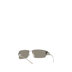 Balenciaga Sonnenbrille aus silberfarbenem Metall