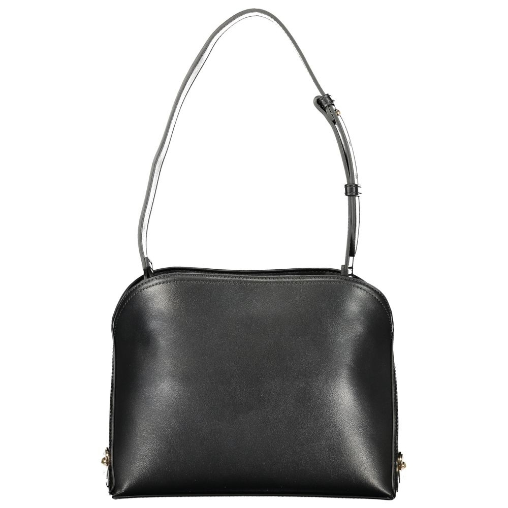Twinset Schwarze Damen-Schultertasche aus Polyurethan