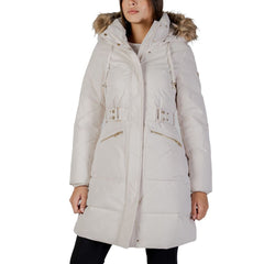 Guess Mantel aus cremefarbenem Polyester