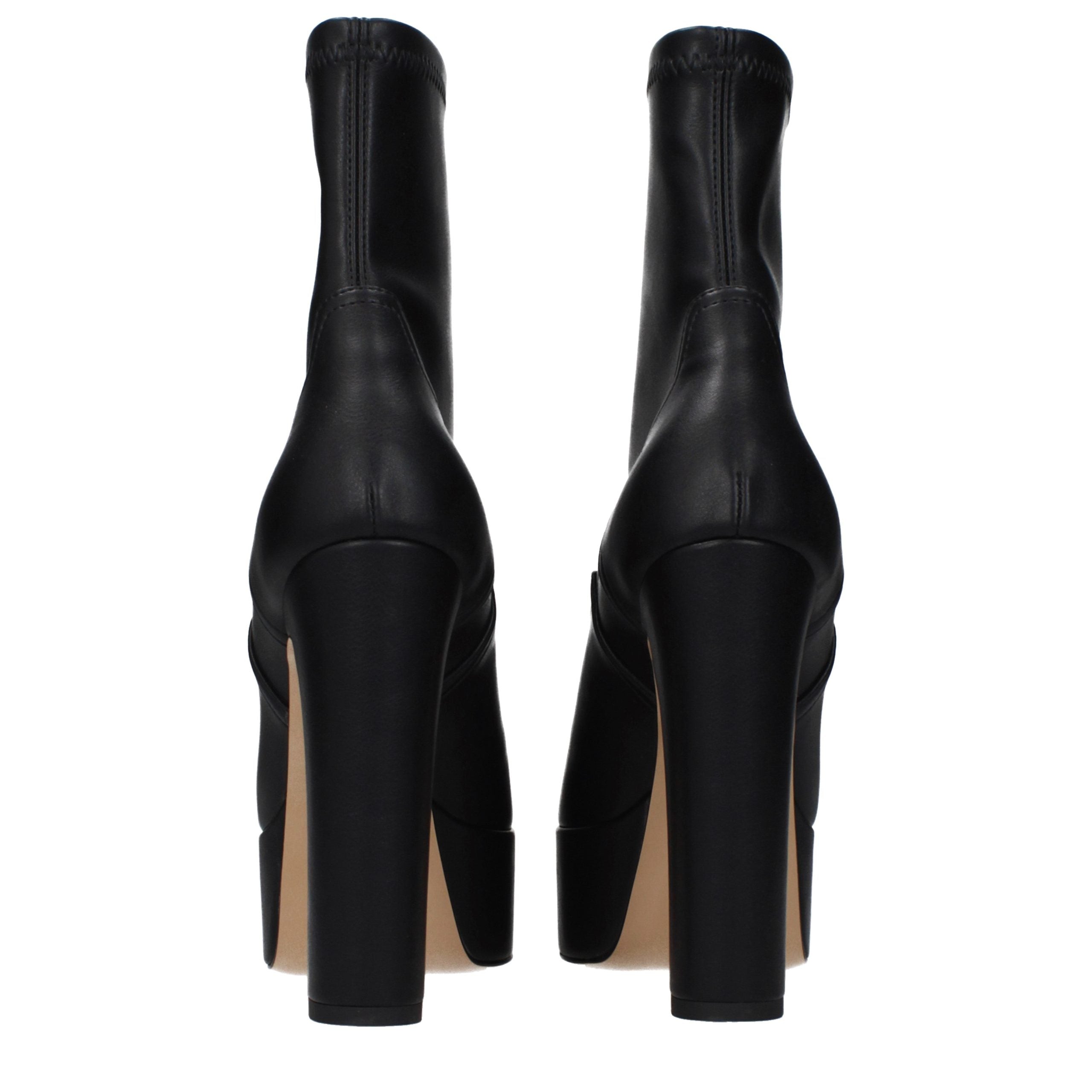Casadei Ankle Boots aus schwarzem Leder