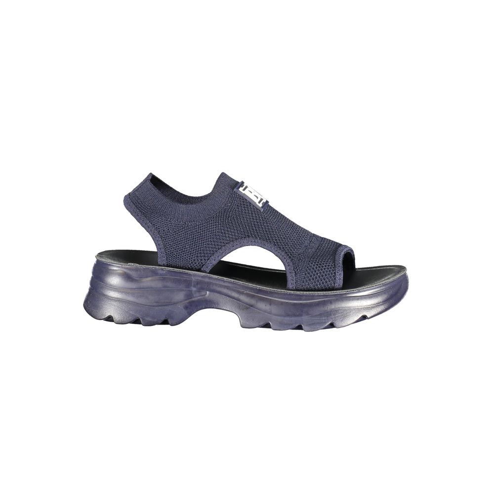 Laura Biagiotti Blaue Sandale aus Polyester für Damen